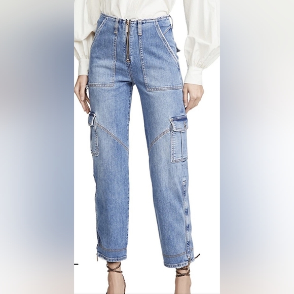 Simkhai Denim - Jonathan Simkhai Blue Cargo Jeans | 25